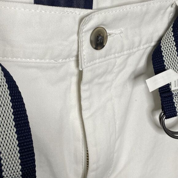 The Children's Place White adjustable waist and belt Brand New. Size 16 NWT. - Picture 2 of 6